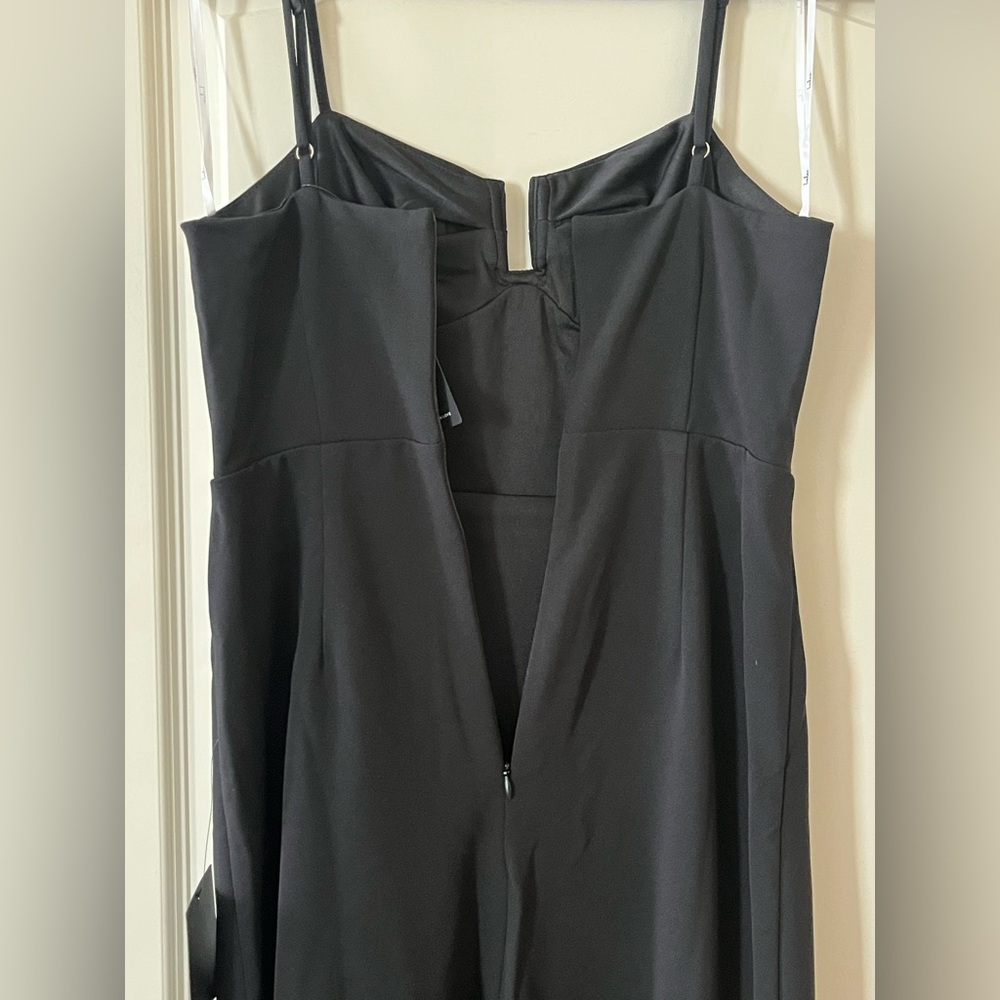 Lulu's Classic Black Column Maxi Dress Designer Women’s size Small - Picture 7 of 14